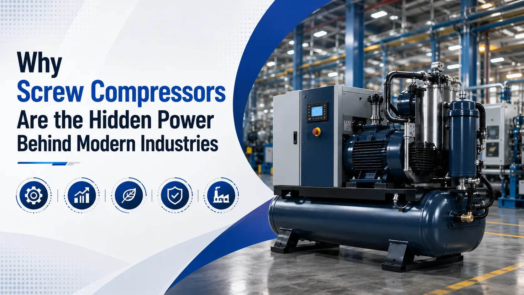 Why Screw Compressors Are the Hidden Power Behind Modern Industries